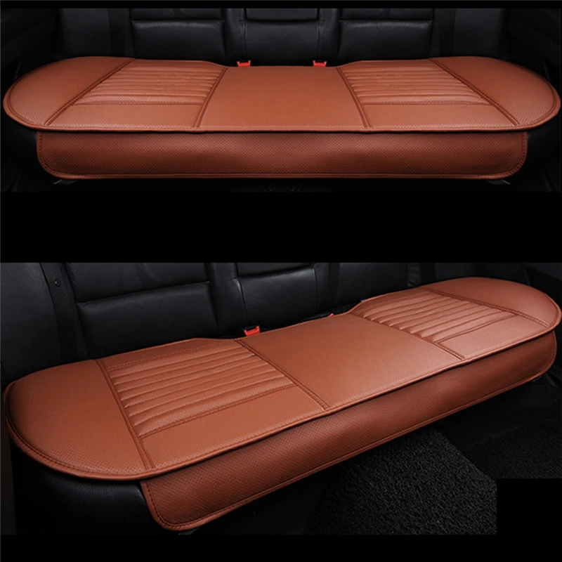 Универсальный чехол для автомобильного сиденья, чехол для заднего сиденья, дышащая кожаная подушка, защитная накладка, автомобильные аксессуары, защита для автомобильного сиденья