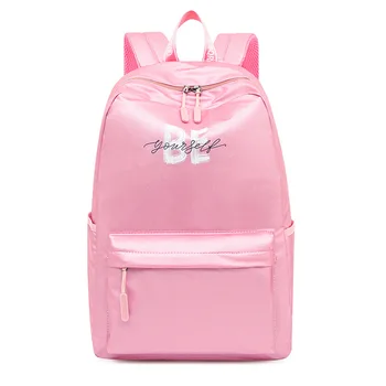 

Pink Backpacks Girls School Bag for Teenage Women Bookbags Large Nylon Waterproof High School Student College Campus Schoolbag