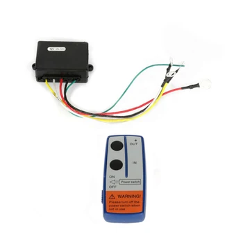 

12V Universal ATV SUV Electric Winch Wireless Remote Control Receiving Box Manual Transmitter Accessories Remote Control