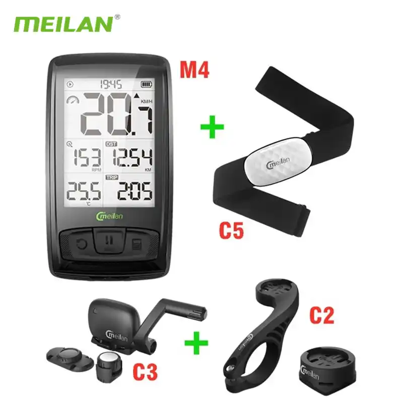meilan m4 wireless bike computer