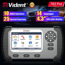 VIDENT iAuto702 Pro OBD2 диагностический инструмент ABS SRS TPMS SAS DPF инжектор BRT Oil 25 сброс обслуживания Автомобильный сканер
