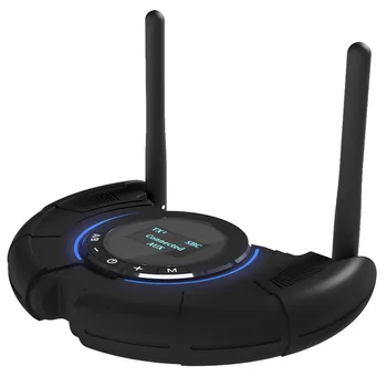 

Type-c CSR8675 Transmitter Receiver Audio APP Control Low Latency Long Range OLED Display Bluetooth 5.0 Wireless Adapter ABS