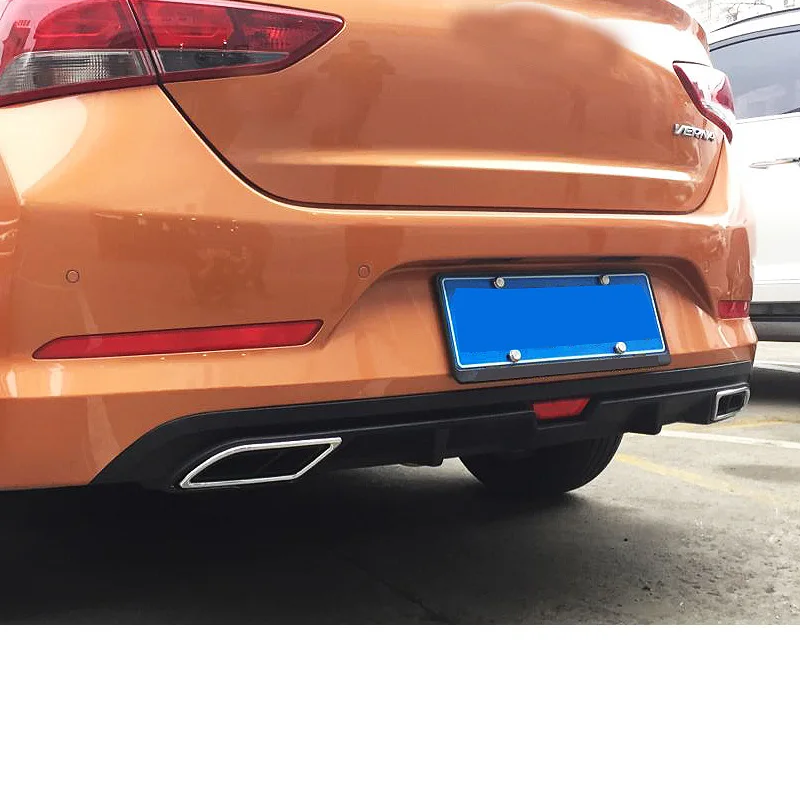 Lsrtw2017 для hyundai Solaris Verna автомобильный Задний бампер протектор против царапин внутренние аксессуары молдинги