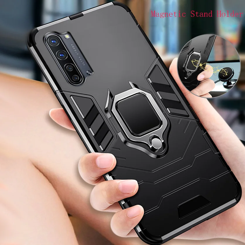 Противоударный чехол для OPPO Reno 3 Pro 2 Ace K3 A1K армированный бампер Чехол-держатель с