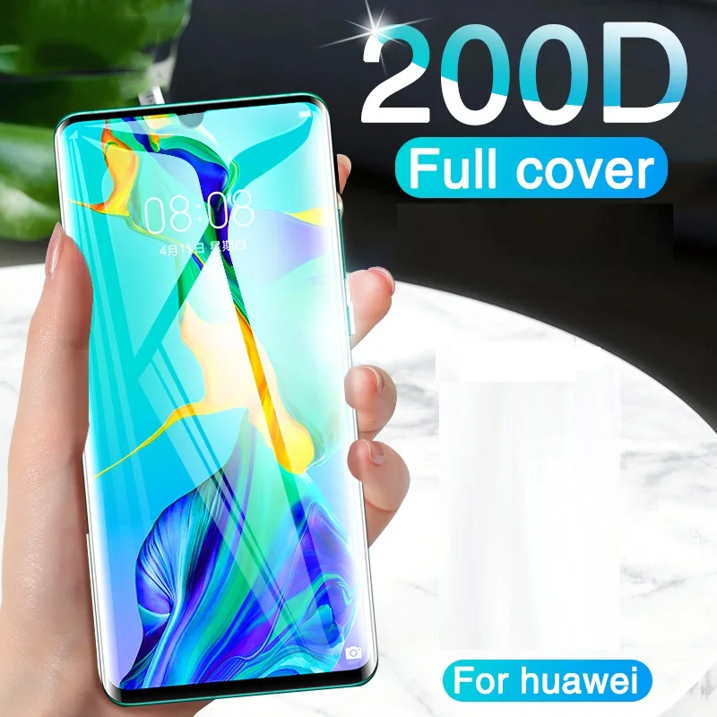 High-Quality Transparent Hydrogel Film For Huawei P30 Pro Lite Cover Curved Soft Screen Protector Not Tempered Glass | Мобильные