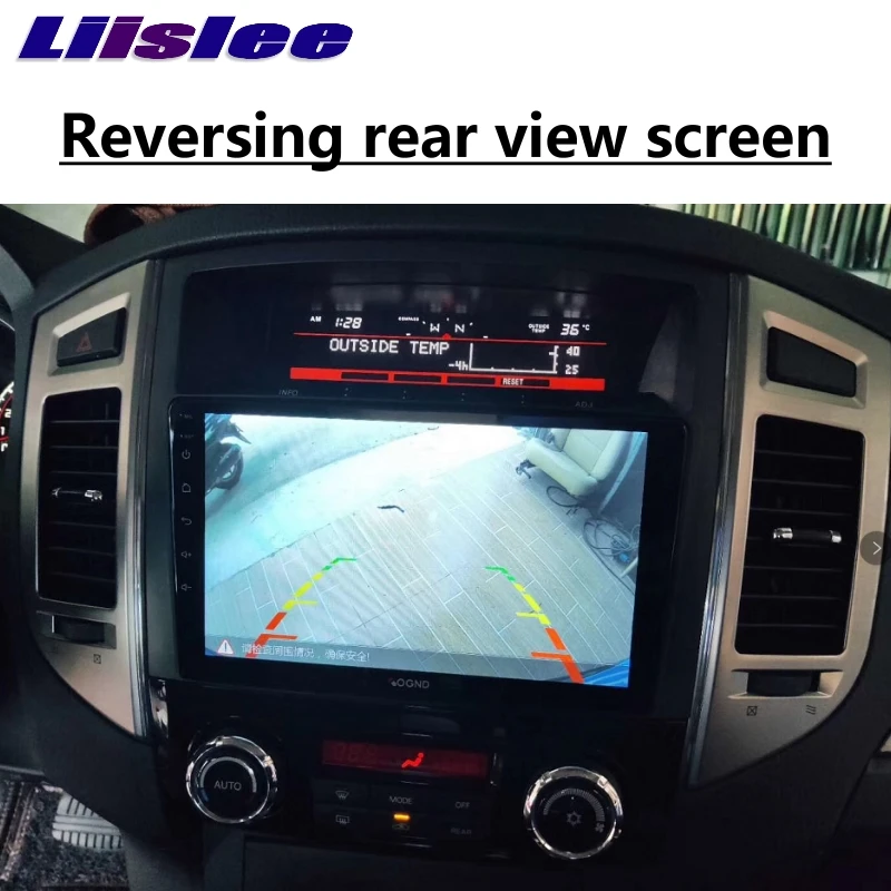 LiisLee Автомобильный мультимедийный DVD gps HiFi аудио радио 9 дюймов для Mitsubishi Pajero V97 V93 2006~ CarPlay адаптер навигация NAVI