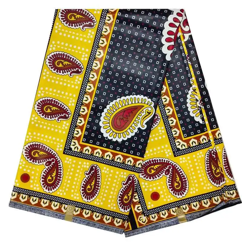 Новая мода высокое качество африканская вощеная ткань принтом Анкара блок воск настоящий Новая мода tissu
