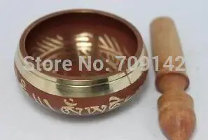 Тибетская китайская буддийская старинная чаша Будды из красной меди оптовая