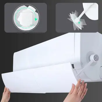 

Anti-direct Retractable Air Conditioning Air Conditioner Cover Exhaust Fan Wind Deflector Deflector Exhaust Fan Accessories