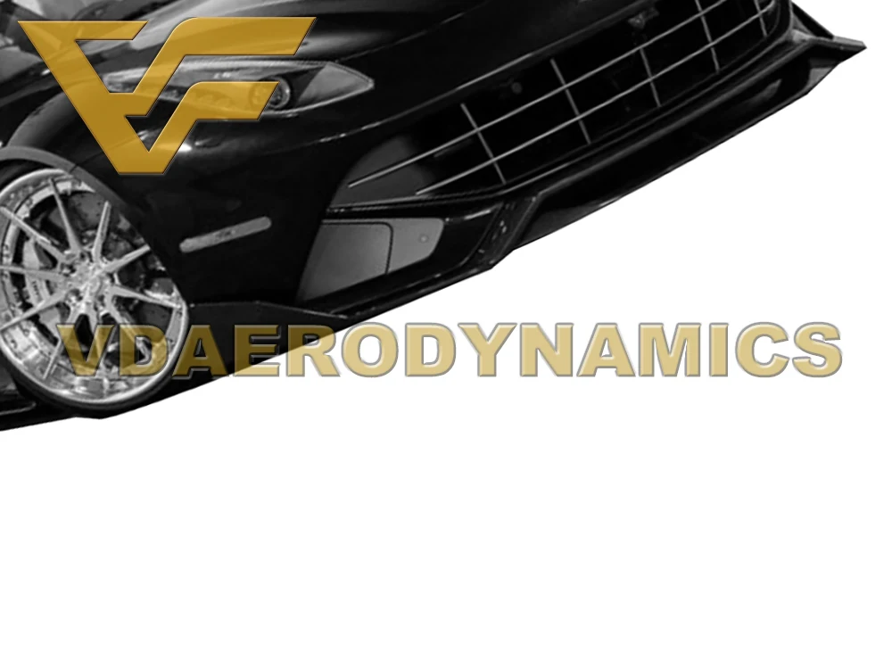 13-15 F12 Berlinetta VAD-R карбоновая поверхность переднего бампера для губ