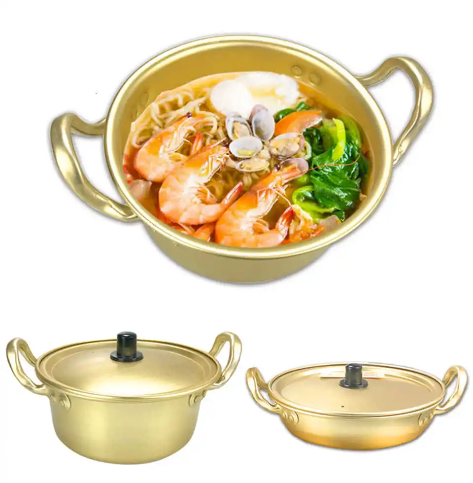Креативный бытовой многофункциональный кухонный горшок Ramen, инструмент для приготовления пищи из алюминиевого сплава, быстрый горшок для лапши, антипригарный молочный горшок, суповый горшок