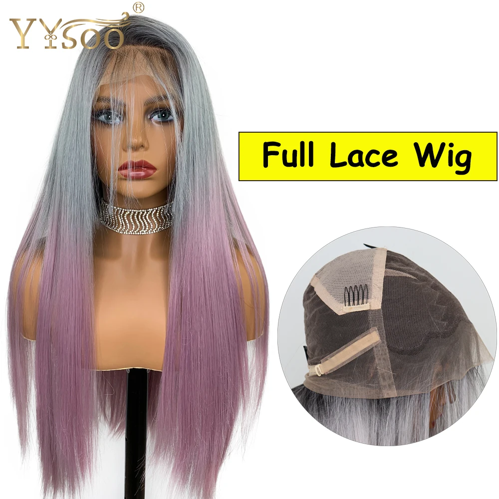 Yysoo Synthetic Full Lace Wigs 2 Grey Purple 3t Ombre Japan Heat Resistant Hair Fiber Synthetic Lace Wigs Black Women Baby Hair Synthetic None Lace Wigs Aliexpress Yysoo Synthetic Full Lace Wigs 2 Grey Purple 3t Ombre Japan Heat Resistant Hair Fiber Synthetic Lace Wigs Black Women Baby Hair Synthetic None Lace Wigs Aliexpress