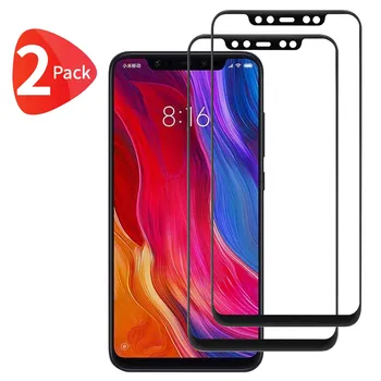 

TBOC 2X 5D Screen Protector for Xiaomi My 8-Mi8 [6.21 "] [2 PCs] Glass tempered Full Protection Resistant