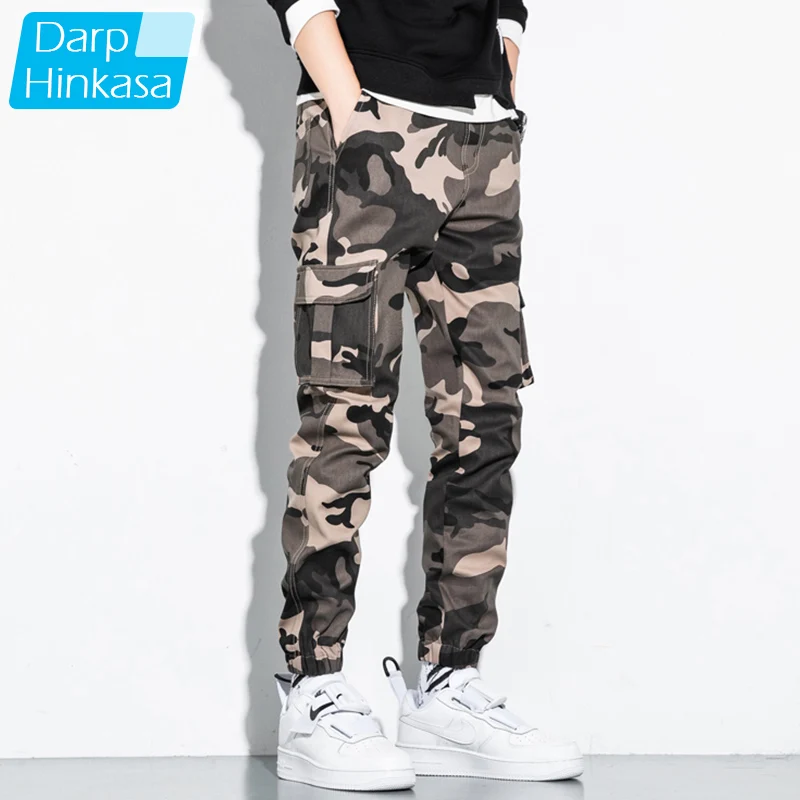 Cargo-Pants Jogger Sports-Trousers Streetwear Tactical Loose Outdoor Big-Size Hip-Hop