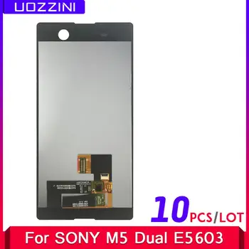 

10 Pcs 100% Tested Lcds For Sony Xperia M5 Dual E5603 E5606 E5653 LCD Display Digitizer Touch Screen e5603 for sony xperia m5
