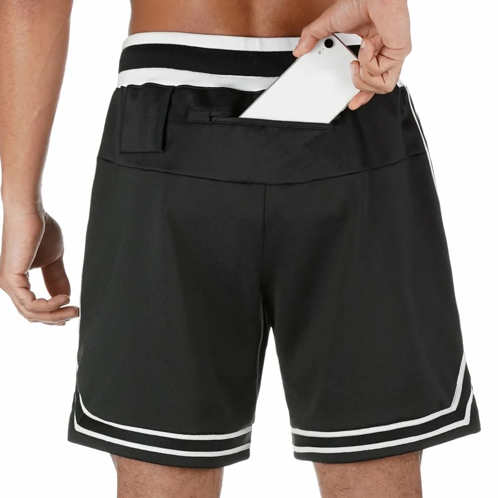 Discount Summer Shorts Men 2020 Casual Fast Drying Pockets Inside Fitness Workout Beach Shorts Man Breathable Gym Short Trousers jr03