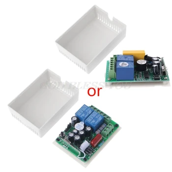 

AC220V 2CH RF Relay Wireless Remote Control Switch Receiver Module + Transmitter Drop Shipping