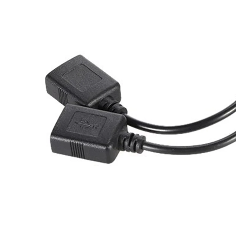 D-Tap 2 Pin «папа» к двум Женский USB кабель питания кабель для передачи данных для Iphone Ipad для samsung sony мобильного телефона 137 см в Длина