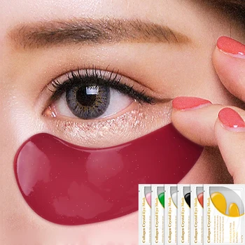

10 Pairs = 20PCS LANBENA 24 K Gold Collagen Eye Mask Face Care Ageless Anti Aging Eye Bags Dark Circles Moisturizing Skin Care