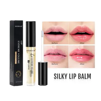 

Transparent Moisturizing Lip Oil Portable water lock brightening lipstick Long-lasting lip wrinkle beauty tool