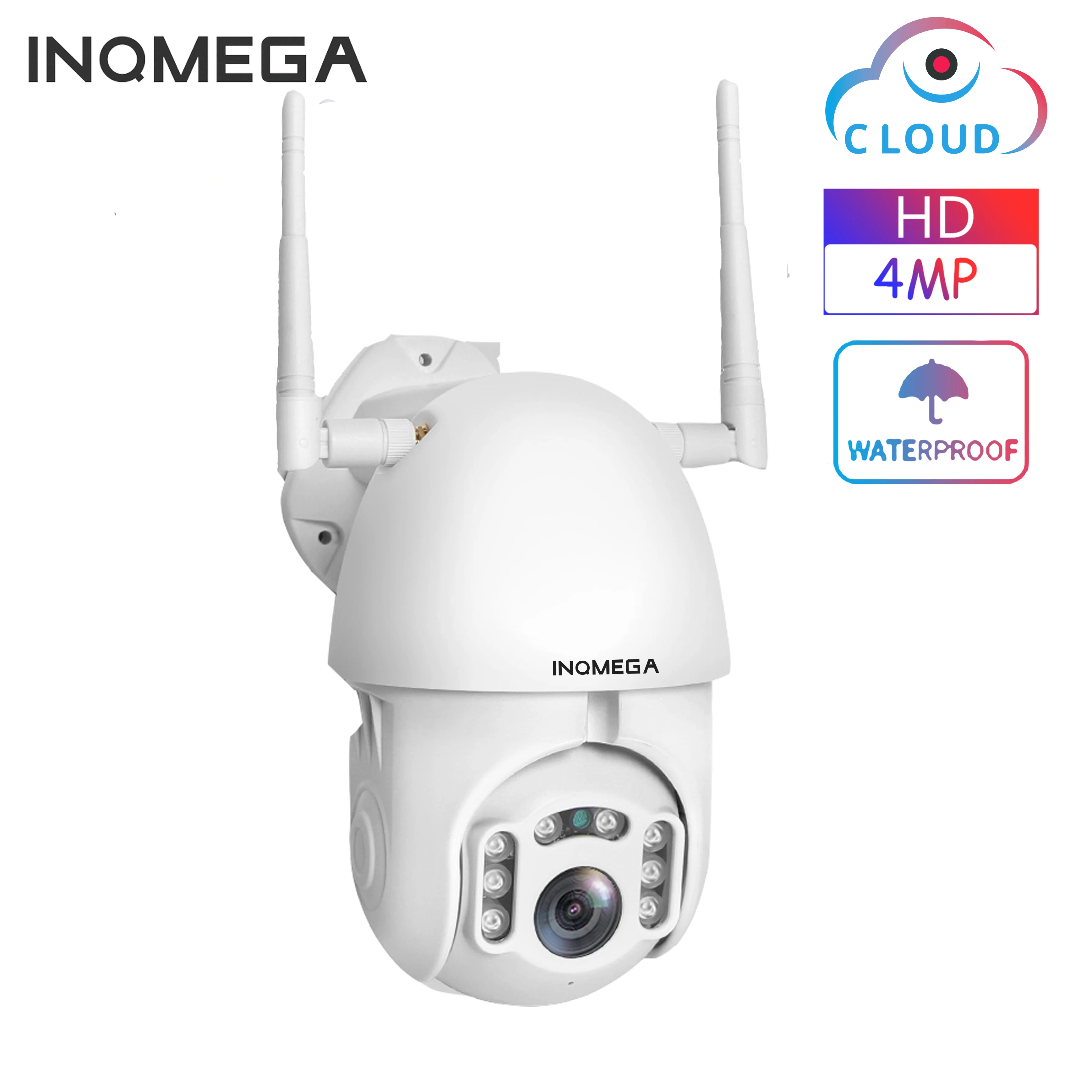 

4MP Cloud PTZ IP Camera Speed Dome WiFi Wireless Network CCTV Camera Outdoor Security Surveillance Waterproof Camera
