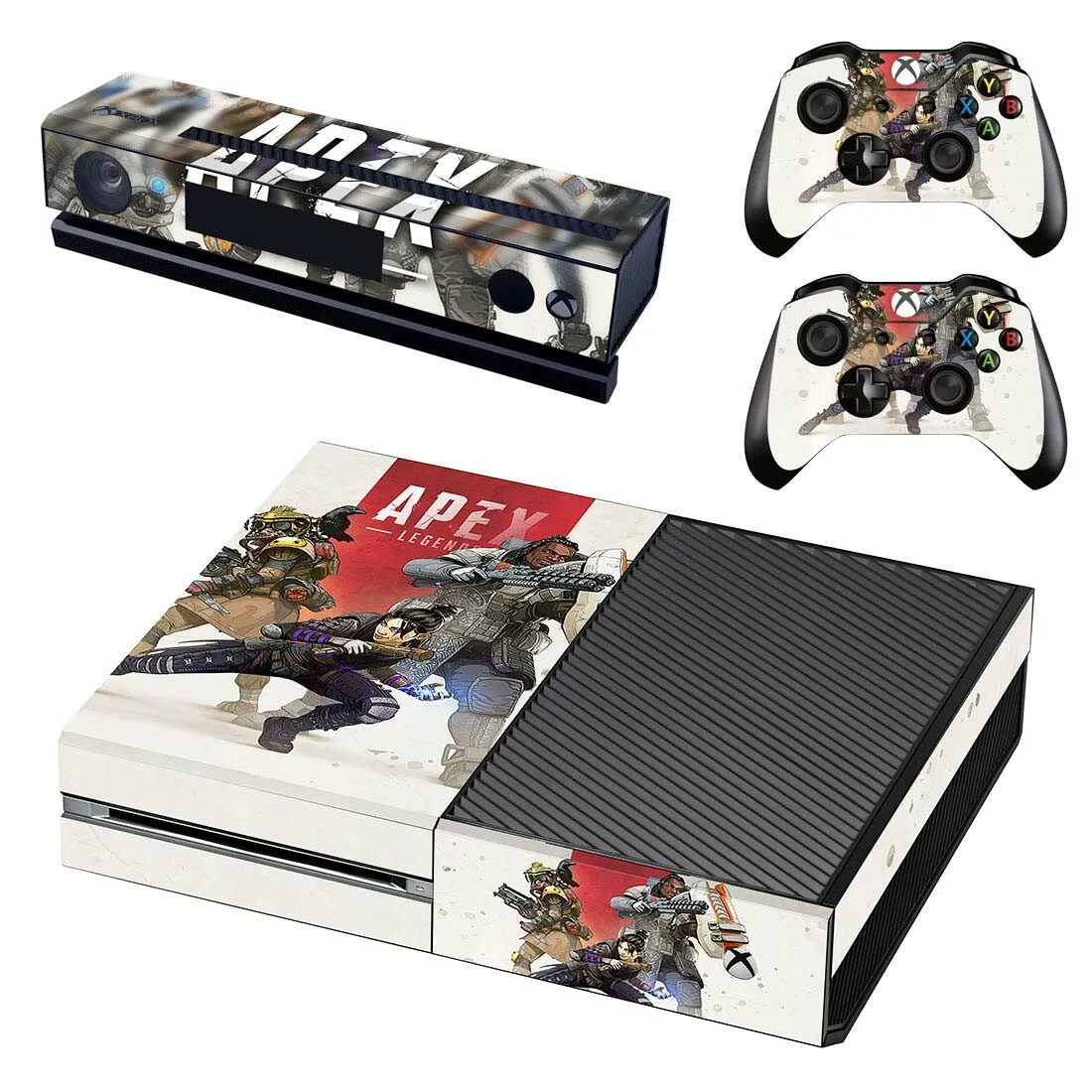 APEX Legends, наклейка для игры, полное покрытие, для Xbox One, консоли и Kinect, 2 контроллера для Xbox One, наклейка для кожи