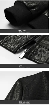 الربيع/الشتاء سترة جلد طبيعي للرجال الذكور الراقية جلد الغنم الأعمال الترفيه دراجة نارية رقيقة معطف chaiyas Hombre - Image 6