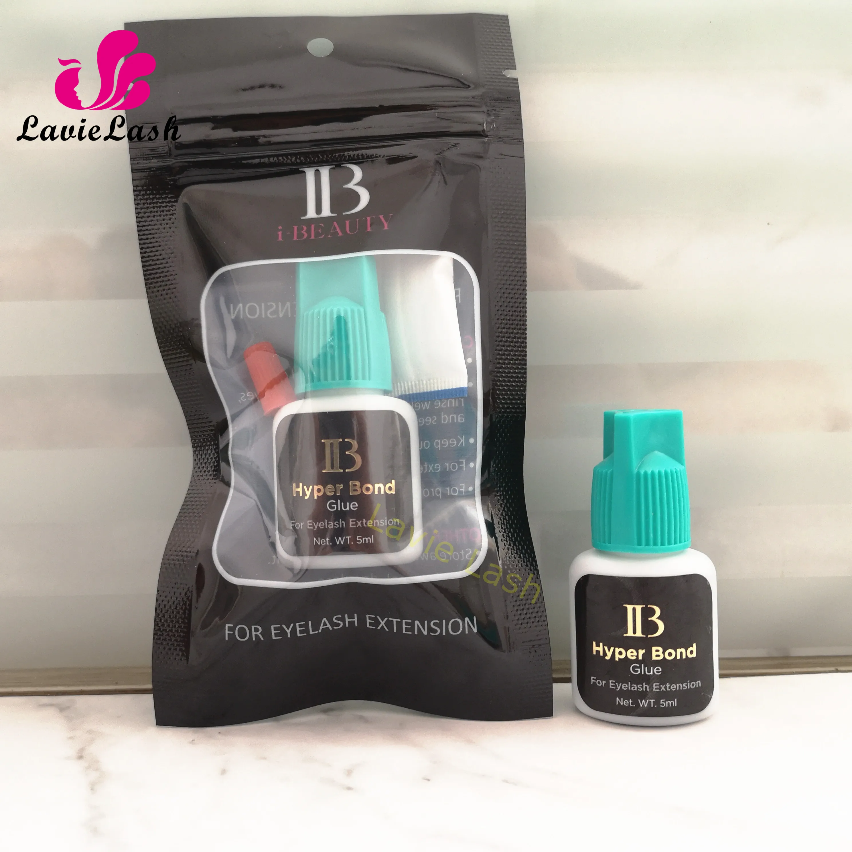 Оригинальный 2 бутылки Корея IB Ibeauty Hyper Bond 0.5s клей быстрое высыхание ресниц синий