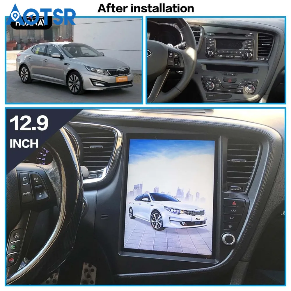 Тесла стиль Android 6,0 автомобиль gps Navi dvd-плеер автомобиля для KIA Optima KIA K5 2010-2013 стерео блок авто мультимедиа Satnav Wi-Fi