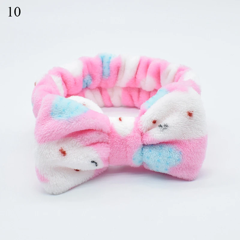 hair clips for women Big Rabbit Ears Coral Fleece Soft Elastic Hairbands SPA Bath Shower Make Up Wash Face headband Hair Band Girls Hair Accessories crocodile hair clips Hair Accessories