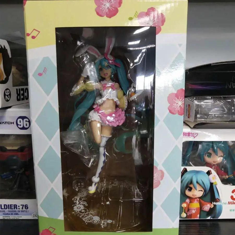 

Diffuse YULAI Anime Garage Kit Hatsune Miku Spring Service Rabbit Ears Hatsune Prize Figure Garage Kit Boxed
