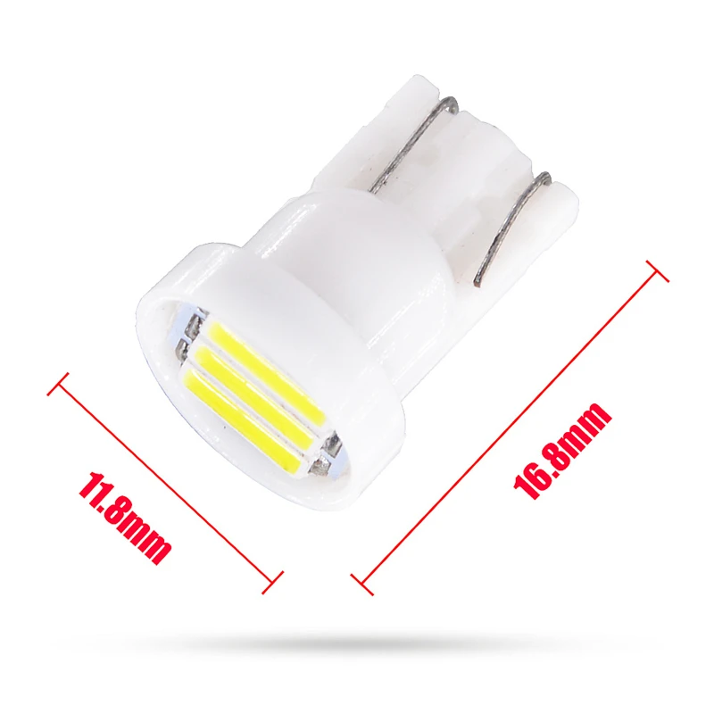300 шт T10 W5W 7020 SMD 3 светодиодный фонарь 192 автомобильный Купол Карта сигнальный боковой маркер световая приборная панель дверной зазор лампы