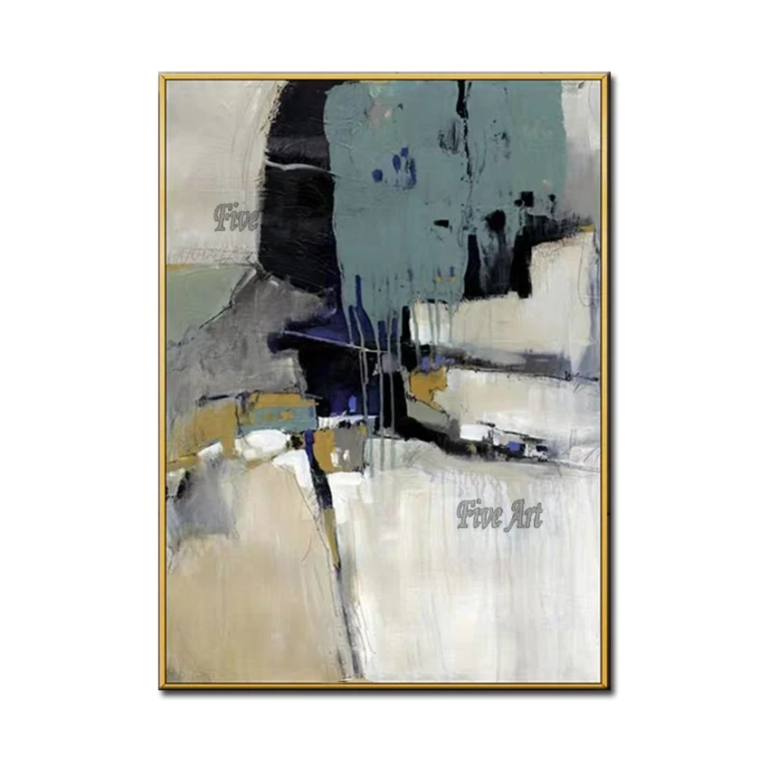 Abstract Pictures Hand Painted Oil Paintings On Canvas Modern Wall For Living Room Home Decoration No Framed | Дом и сад