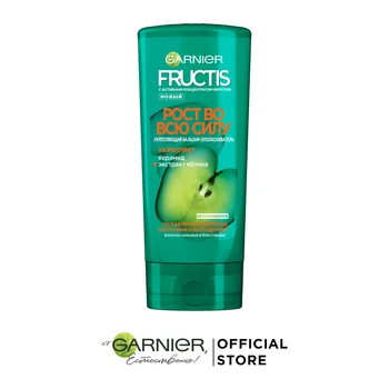 

Garnier Fructis hair conditioner, hair care "Fructis, Grow Strong", fortifying, for weak hair, 200 ml