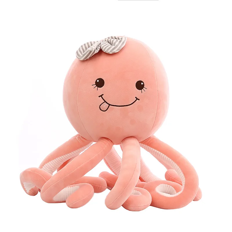 30-50 см Kawaii игрушечный Осьминог милая мягкая кукла плюшевые игрушки мягкие животные аксессуары для дома подушка подарок на день рождения для девочки дети ребенок - Цвет: Color 1