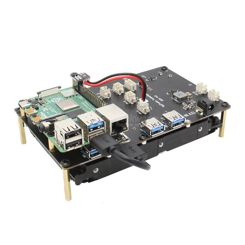 Для Raspberry Pi 4 Модель B, X835 3,5 дюймов SATA HDD Плата расширения для Raspberry Pi 4 B(4 Модель B) только