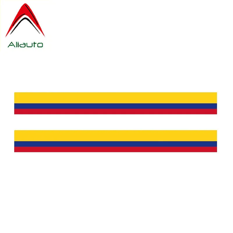 Aliauto 2 X Car Accessories Colombia Flag Decal Motorcycles Laptop Helmet Automobile Decoration Sticker Vinyl 15cm*1cm | Автомобили и
