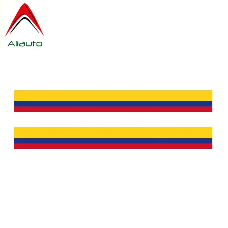 Vinilo pegatina # 925 # bandera de Colombia  4unds coches motos cascos
