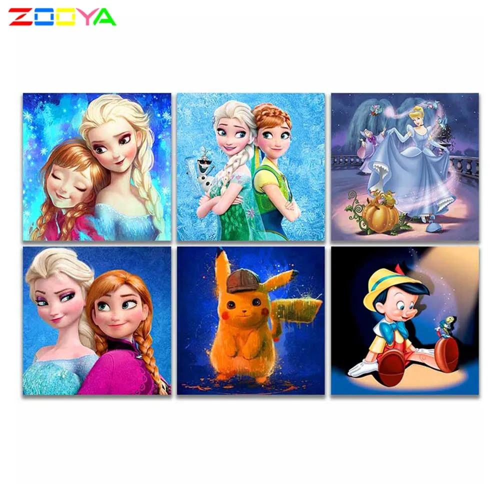 ZOOYA полностью Алмазная квадратная картина сделай сам алмазная вышивка сестры