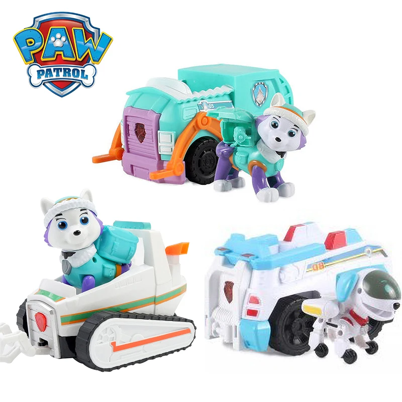 Paw Patrol Dog Everest Snow Tracker Jungle музыка спасательные машины откатный патруль лыжная