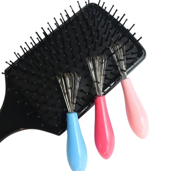 

Mini And Lightweight Quality Durable Hair Brush Cleaner Comb Cleaning Remover Salon Random Color Styling Tools For Travel Use