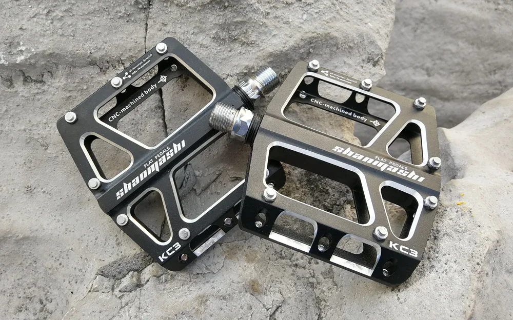 Shanmashi велосипедные педали Mtb Аксессуары Bmx герметичный подшипник велосипедная платформа алюминиевый сплав шоссейная горная противоскользящая педаль Велоспорт A