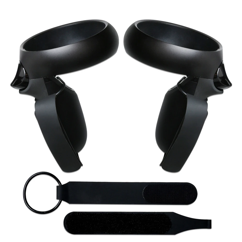 

2pcs Non-slip Straps Adjustable Knuckle Wrist Band for Oculus Quest 1/ Rift S T VR Touch Controller Grip Spare Parts