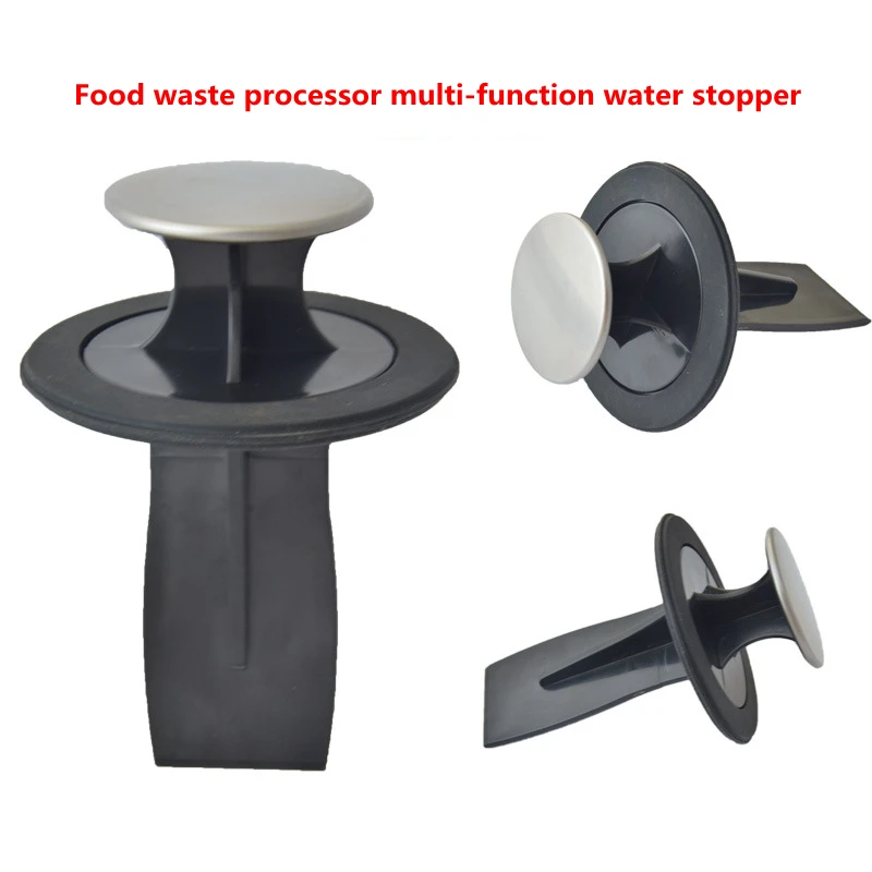 Description Picture 6 of itemDurable Reusable Garbage Disposal Strainer Plug and Stopper, Kitchen Sink Drain Splash Guard with Food Scraper for Home