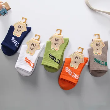 

Non Slip Set Boys Long Sports Color Socks Cotton Winter White Thigh High Toddler Kids Socks Baby Girl Medias Baby Stuff BW50TW