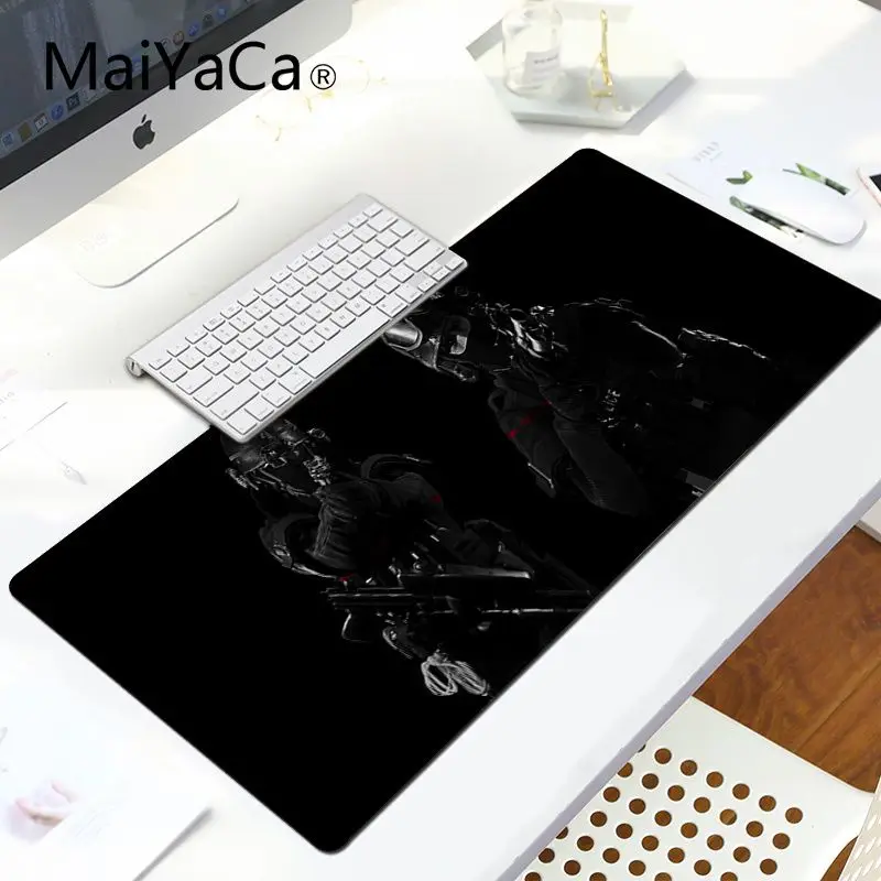 MaiYaCa rainfoosix Siege противоскользящие прочные силиконовые компьютерные коврики Удобная мышка коврик игровая защелка для мыши