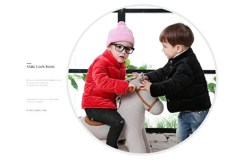Boys Jackets 2019 New Winter Outerwear Girls Warm Thick Gold Velvet Jacket Fashion Kids Gentleman Party Coat Children Outerwear (5)
