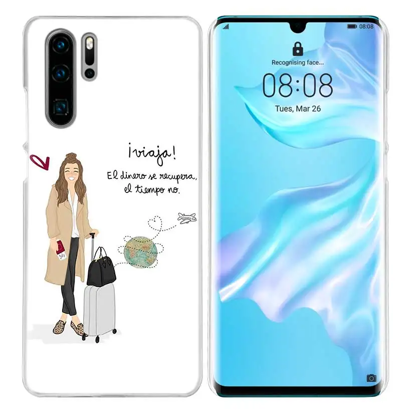 10 Vogue Girl Дорожный Чехол для huawei mate 30 20 10 P20 P30 Lite Pro P Smart Y9 Prime Honor 8A 8X 10i PC Чехлы для телефона - Цвет: 10