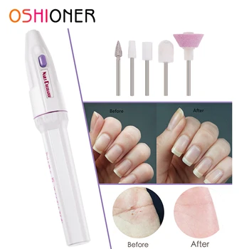 

OSHIONER 5 in 1 Electric Manicure Set Manicure Nail Drill File Grinder Grooming Kit Callus Remover Set Nail Buffer Polisher