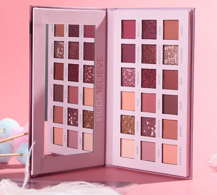 

NUDE Hzpb one generation perfect matte 18 color pearl eyeshadow dish desert rose diary beauty makeup wholesale